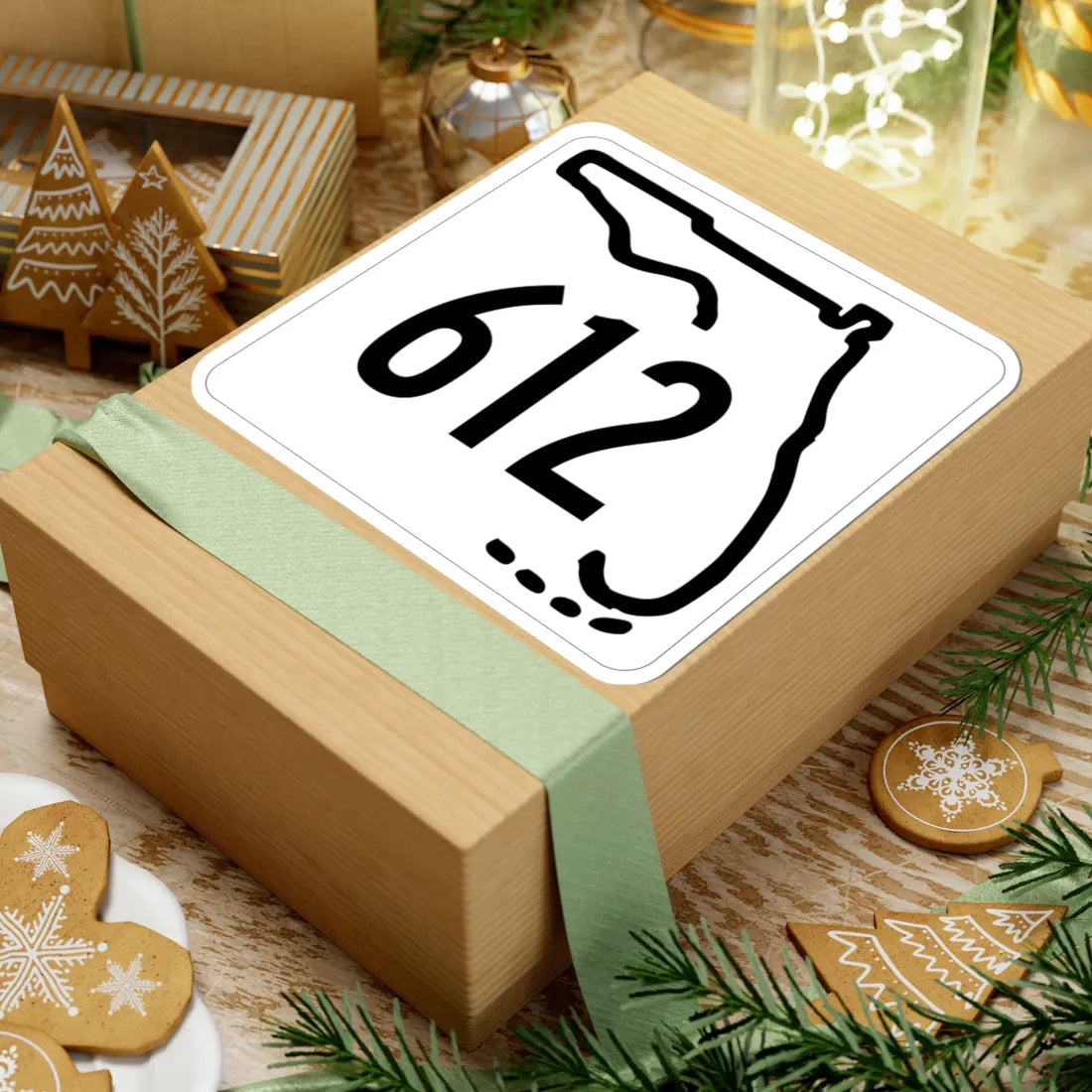 Florida 612 1955 (Florida) (Road Sign) STICKER Vinyl Kiss-Cut Decal - The Sticker Space