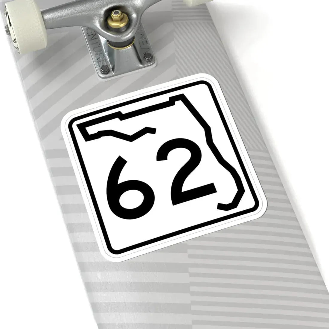 Florida 62 (Florida) (Road Sign) STICKER Vinyl Kiss-Cut Decal - The Sticker Space