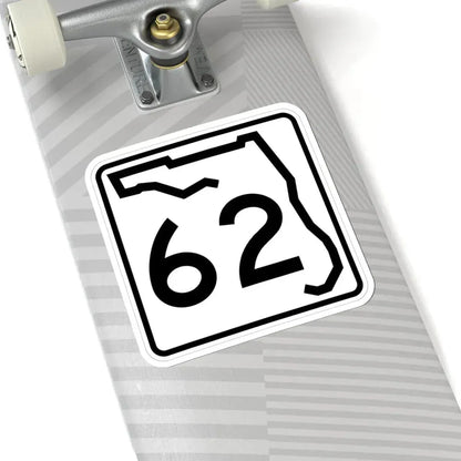 Florida 62 (Florida) (Road Sign) STICKER Vinyl Kiss-Cut Decal - The Sticker Space