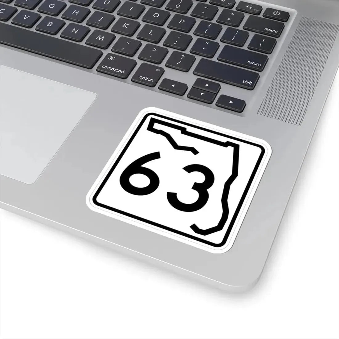 Florida 63 (Florida) (Road Sign) STICKER Vinyl Kiss-Cut Decal - The Sticker Space