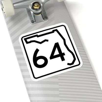 Florida 64 (Florida) (Road Sign) STICKER Vinyl Kiss-Cut Decal - The Sticker Space