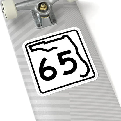 Florida 65 (Florida) (Road Sign) STICKER Vinyl Kiss-Cut Decal - The Sticker Space