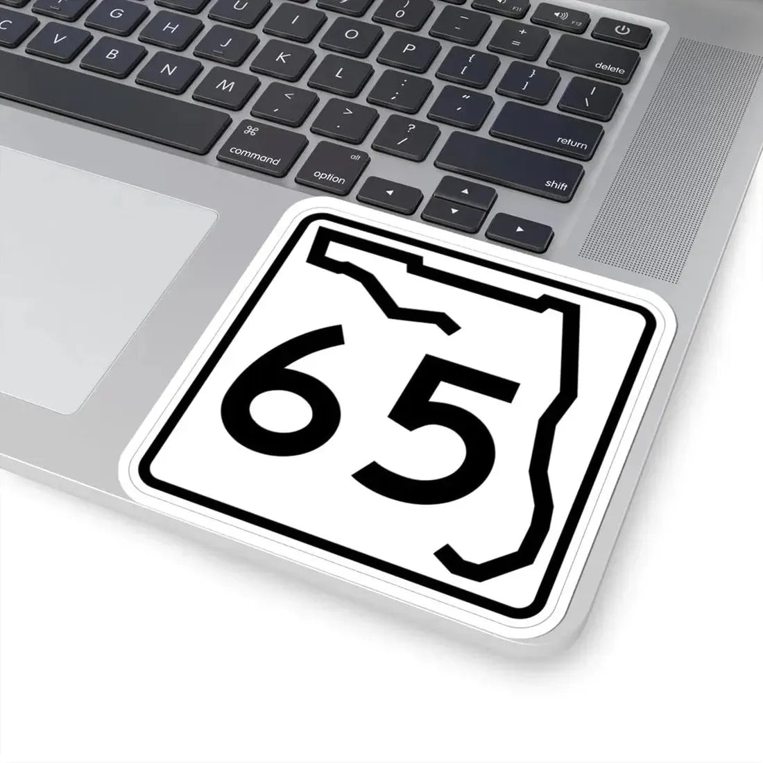 Florida 65 (Florida) (Road Sign) STICKER Vinyl Kiss-Cut Decal - The Sticker Space