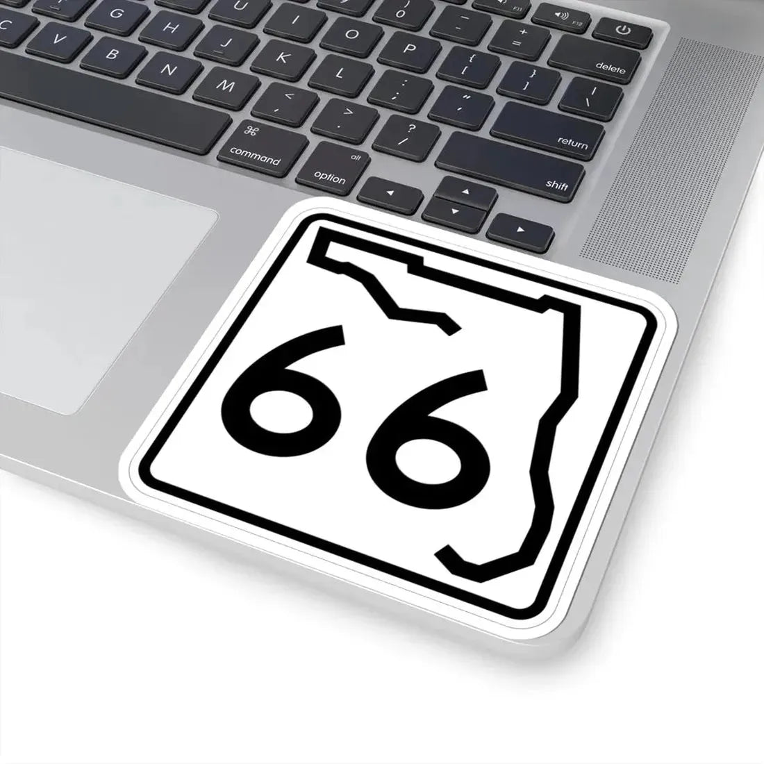 Florida 66 (Florida) (Road Sign) STICKER Vinyl Kiss-Cut Decal - The Sticker Space