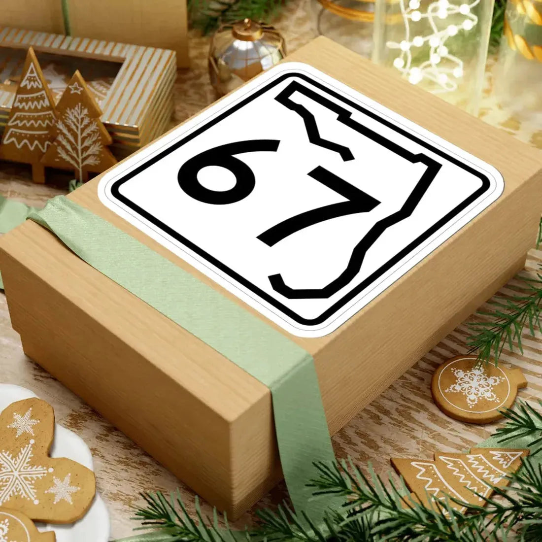 Florida 67 (Florida) (Road Sign) STICKER Vinyl Kiss-Cut Decal - The Sticker Space