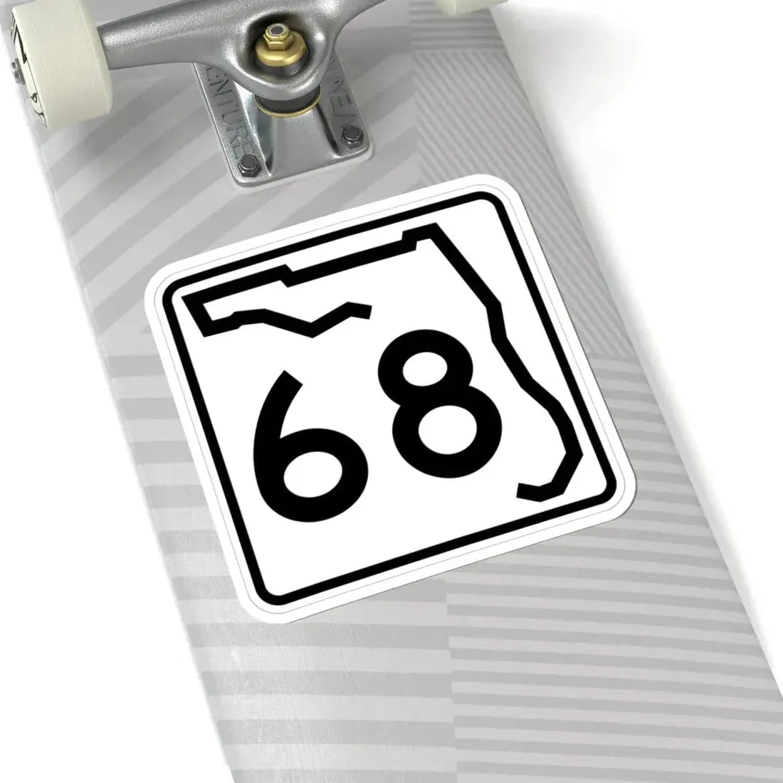 Florida 68 (Florida) (Road Sign) STICKER Vinyl Kiss-Cut Decal - The Sticker Space
