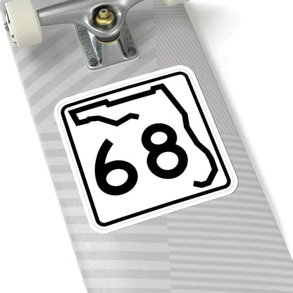 Florida 68 (Florida) (Road Sign) STICKER Vinyl Kiss-Cut Decal - The Sticker Space