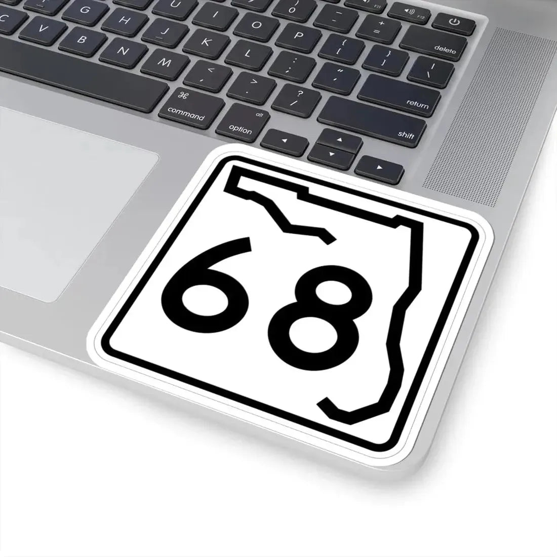 Florida 68 (Florida) (Road Sign) STICKER Vinyl Kiss-Cut Decal - The Sticker Space