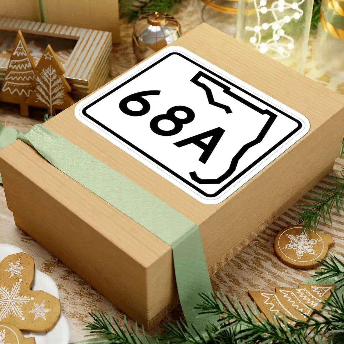 Florida 68A (Florida) (Road Sign) STICKER Vinyl Kiss-Cut Decal - The Sticker Space