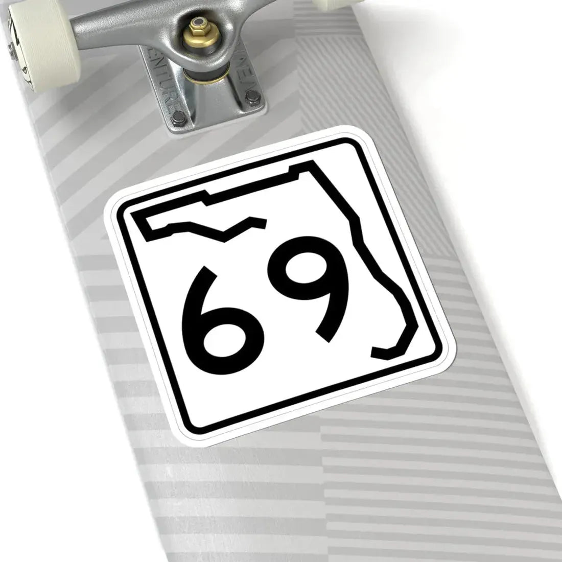 Florida 69 (Florida) (Road Sign) STICKER Vinyl Kiss-Cut Decal - The Sticker Space
