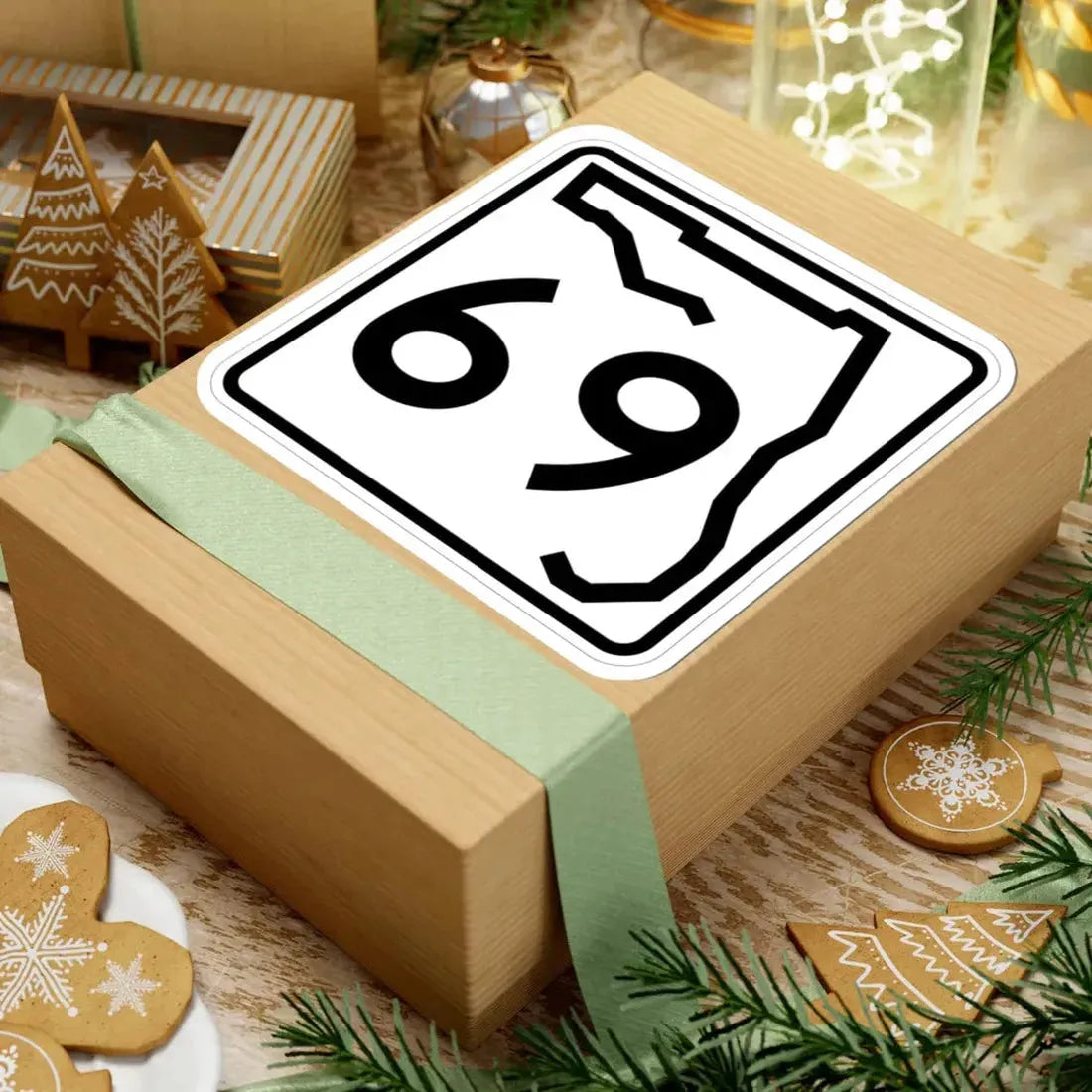 Florida 69 (Florida) (Road Sign) STICKER Vinyl Kiss-Cut Decal - The Sticker Space