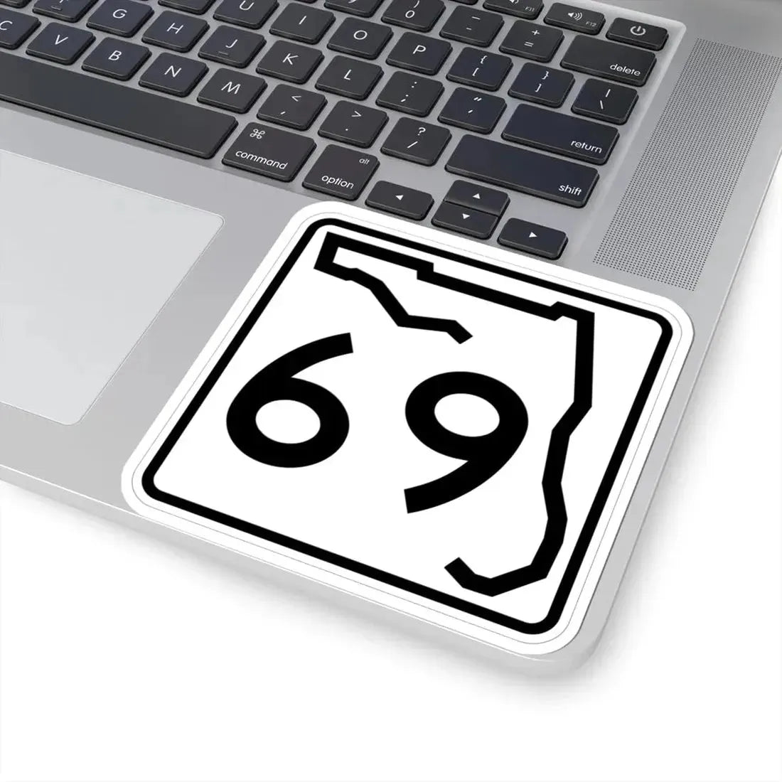 Florida 69 (Florida) (Road Sign) STICKER Vinyl Kiss-Cut Decal - The Sticker Space