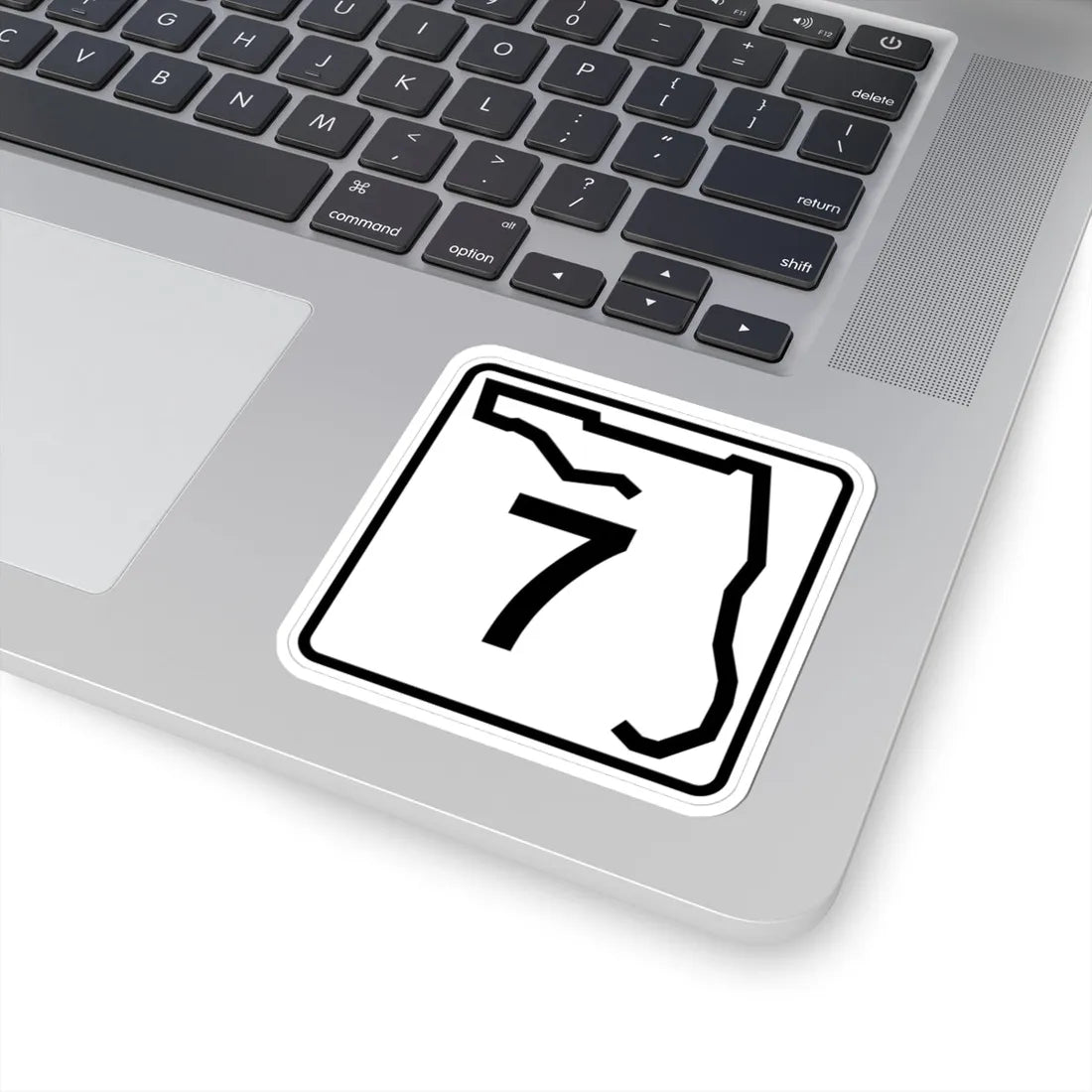 Florida 7 (Florida) (Road Sign) STICKER Vinyl Kiss-Cut Decal - The Sticker Space