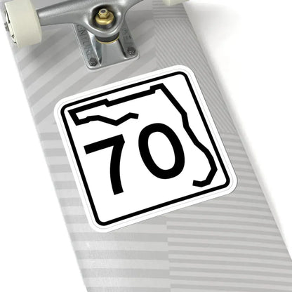 Florida 70 (Florida) (Road Sign) STICKER Vinyl Kiss-Cut Decal - The Sticker Space