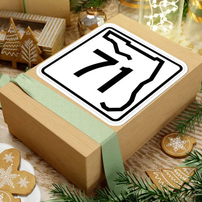 Florida 71 (Florida) (Road Sign) STICKER Vinyl Kiss-Cut Decal - The Sticker Space