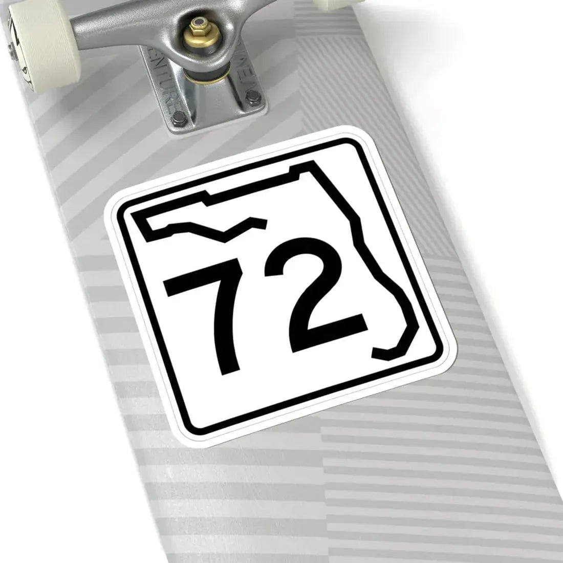 Florida 72 (Florida) (Road Sign) STICKER Vinyl Kiss-Cut Decal - The Sticker Space