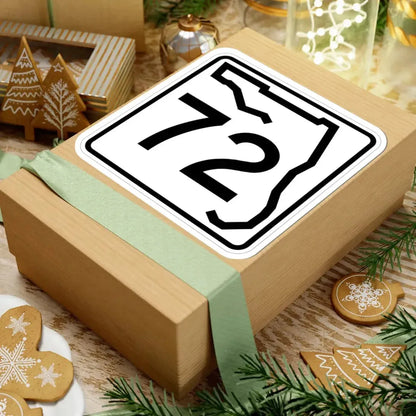 Florida 72 (Florida) (Road Sign) STICKER Vinyl Kiss-Cut Decal - The Sticker Space