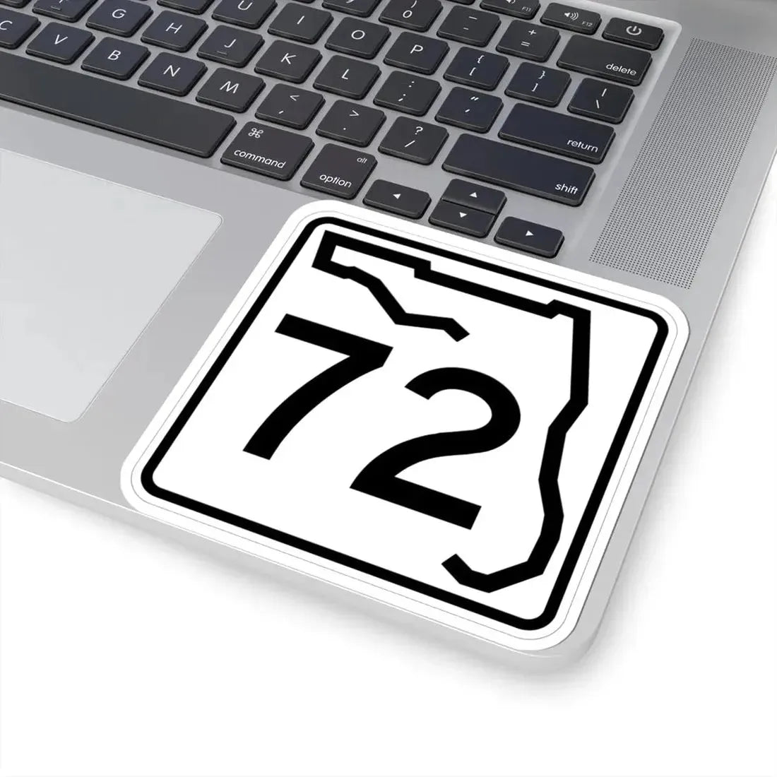 Florida 72 (Florida) (Road Sign) STICKER Vinyl Kiss-Cut Decal - The Sticker Space