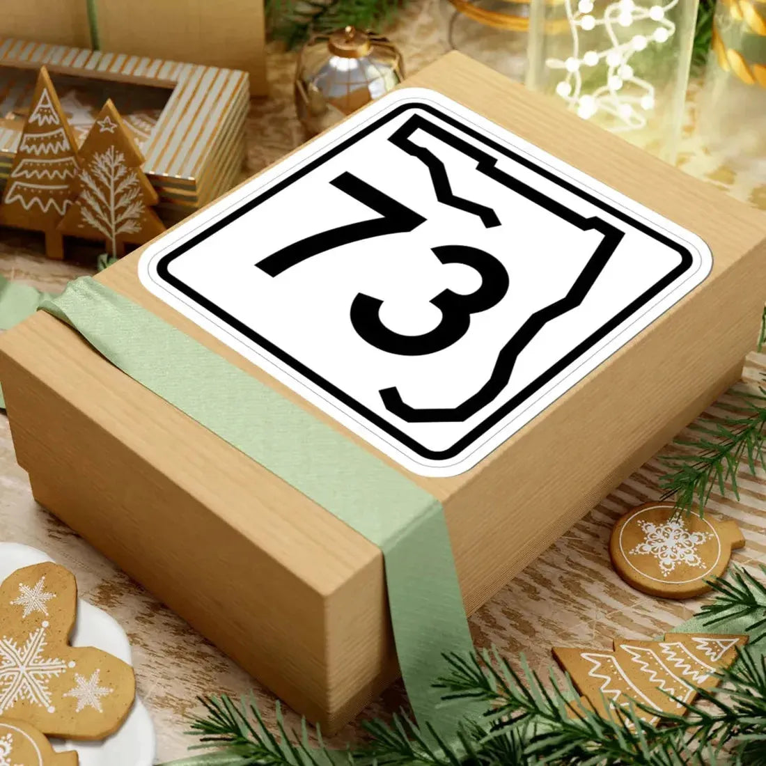 Florida 73 (Florida) (Road Sign) STICKER Vinyl Kiss-Cut Decal - The Sticker Space