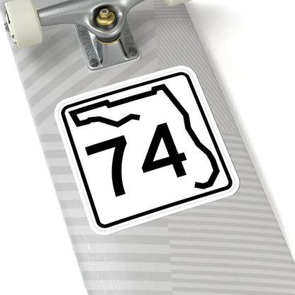 Florida 74 (Florida) (Road Sign) STICKER Vinyl Kiss-Cut Decal - The Sticker Space