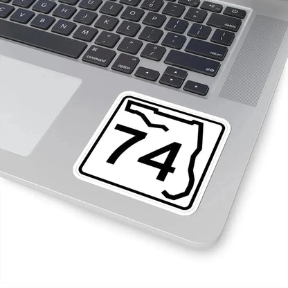 Florida 74 (Florida) (Road Sign) STICKER Vinyl Kiss-Cut Decal - The Sticker Space