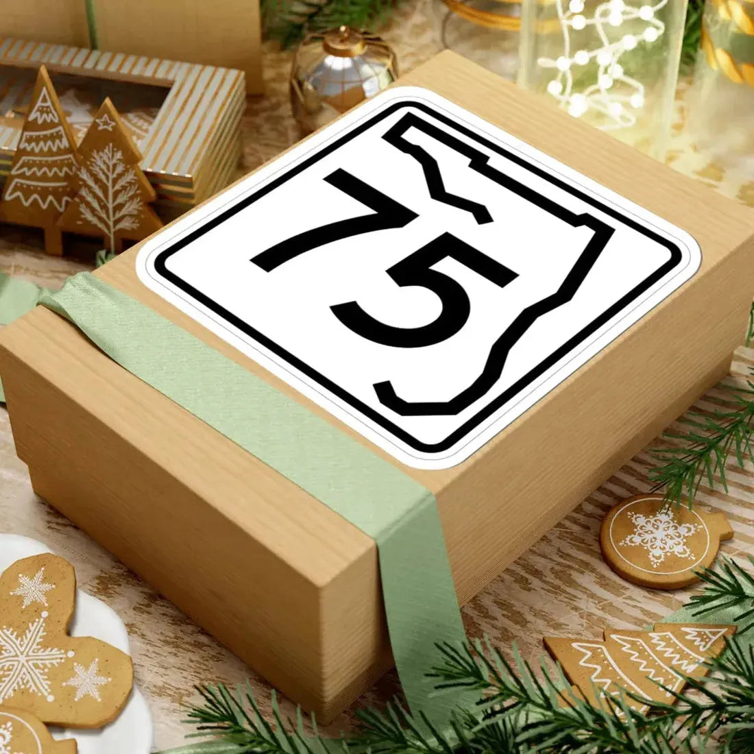 Florida 75 (Florida) (Road Sign) STICKER Vinyl Kiss-Cut Decal - The Sticker Space