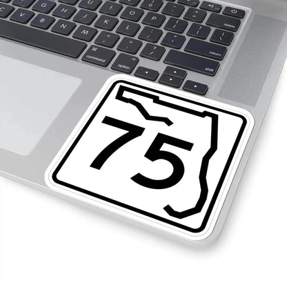 Florida 75 (Florida) (Road Sign) STICKER Vinyl Kiss-Cut Decal - The Sticker Space