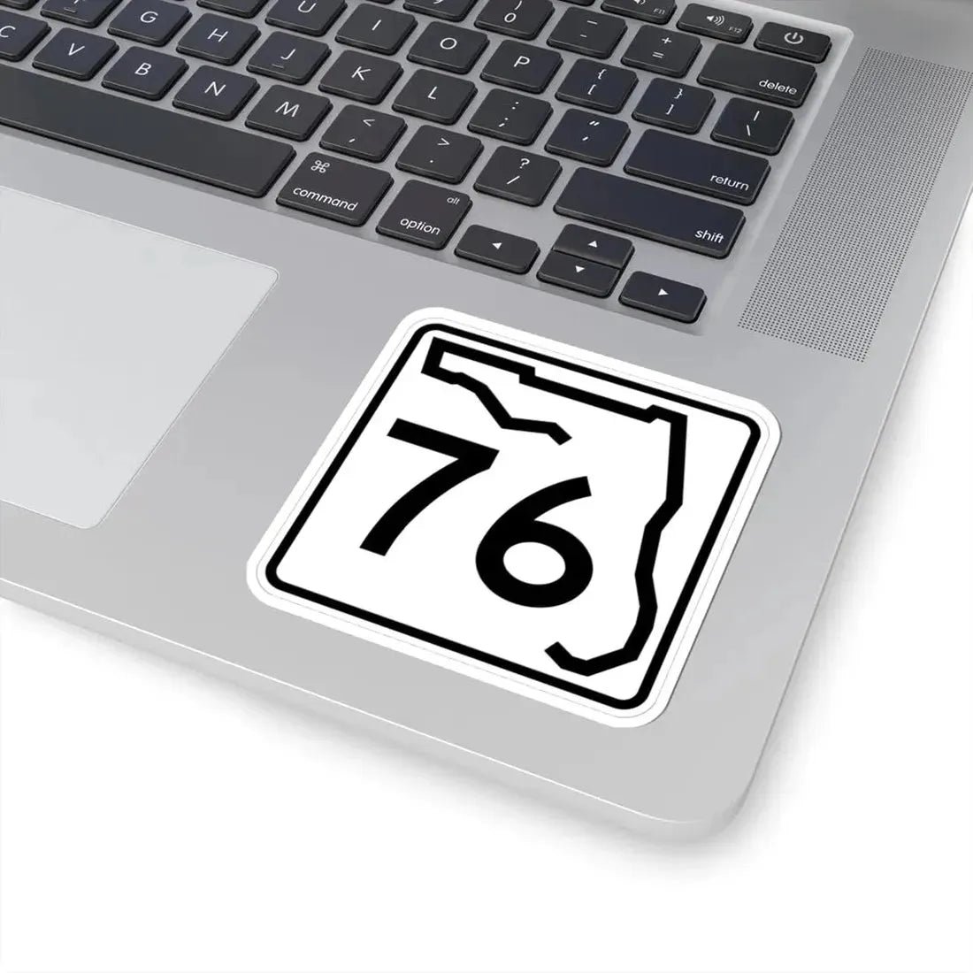 Florida 76 (Florida) (Road Sign) STICKER Vinyl Kiss-Cut Decal - The Sticker Space