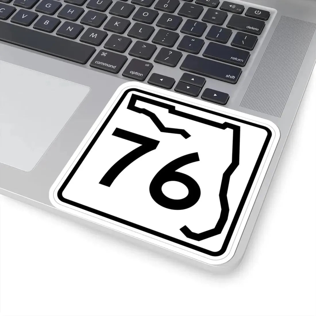 Florida 76 (Florida) (Road Sign) STICKER Vinyl Kiss-Cut Decal - The Sticker Space