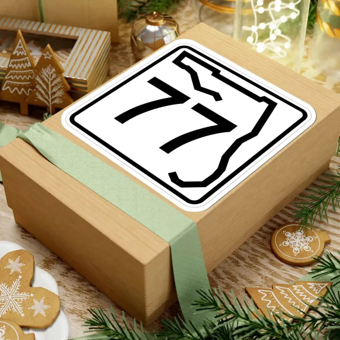 Florida 77 (Florida) (Road Sign) STICKER Vinyl Kiss-Cut Decal - The Sticker Space