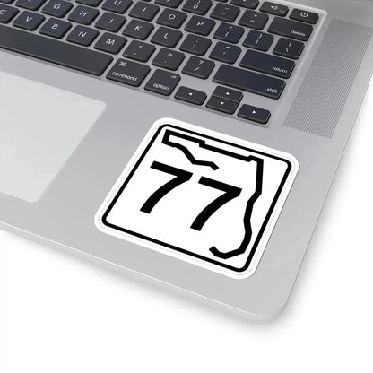 Florida 77 (Florida) (Road Sign) STICKER Vinyl Kiss-Cut Decal - The Sticker Space