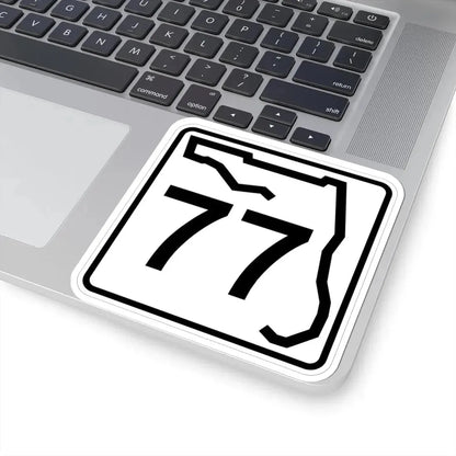 Florida 77 (Florida) (Road Sign) STICKER Vinyl Kiss-Cut Decal - The Sticker Space