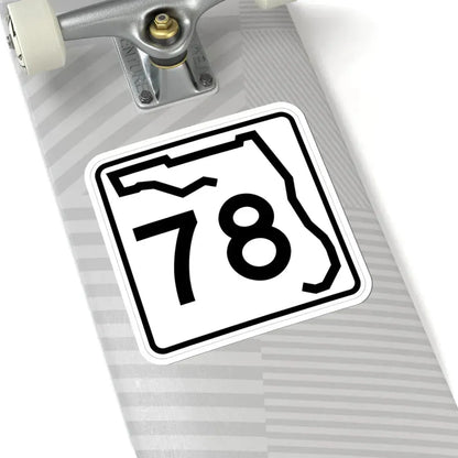Florida 78 (Florida) (Road Sign) STICKER Vinyl Kiss-Cut Decal - The Sticker Space