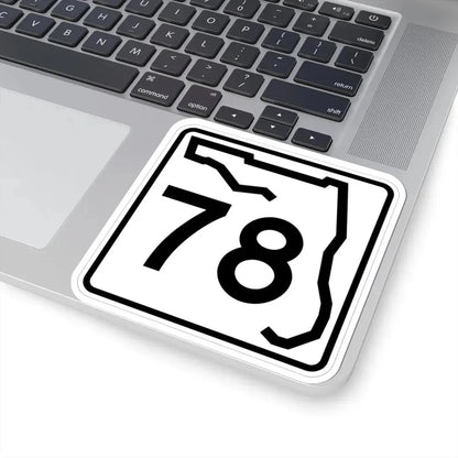 Florida 78 (Florida) (Road Sign) STICKER Vinyl Kiss-Cut Decal - The Sticker Space