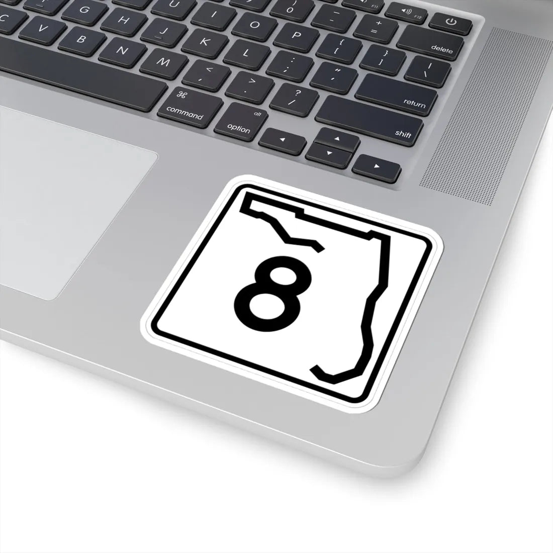 Florida 8 (Florida) (Road Sign) STICKER Vinyl Kiss-Cut Decal - The Sticker Space