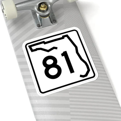 Florida 81 (Florida) (Road Sign) STICKER Vinyl Kiss-Cut Decal - The Sticker Space