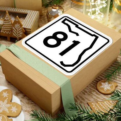 Florida 81 (Florida) (Road Sign) STICKER Vinyl Kiss-Cut Decal - The Sticker Space