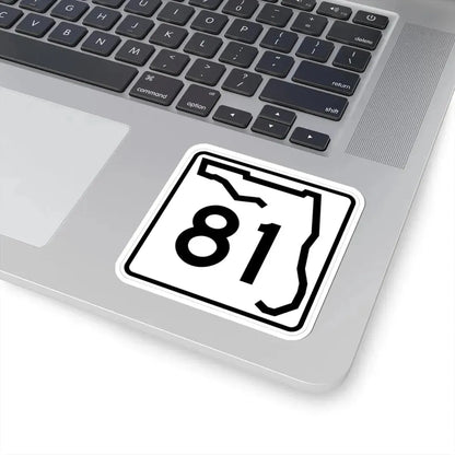 Florida 81 (Florida) (Road Sign) STICKER Vinyl Kiss-Cut Decal - The Sticker Space