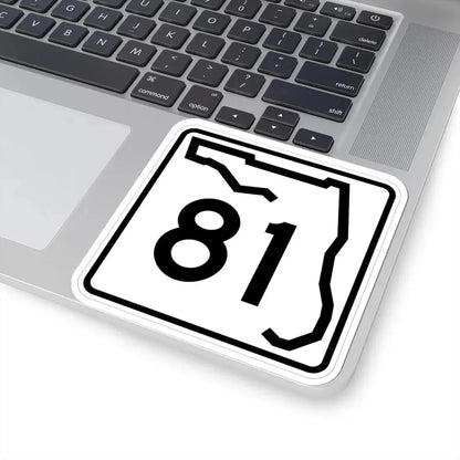 Florida 81 (Florida) (Road Sign) STICKER Vinyl Kiss-Cut Decal - The Sticker Space