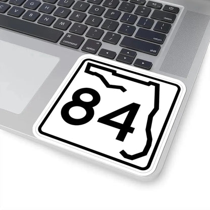 Florida 84 (Florida) (Road Sign) STICKER Vinyl Kiss-Cut Decal - The Sticker Space