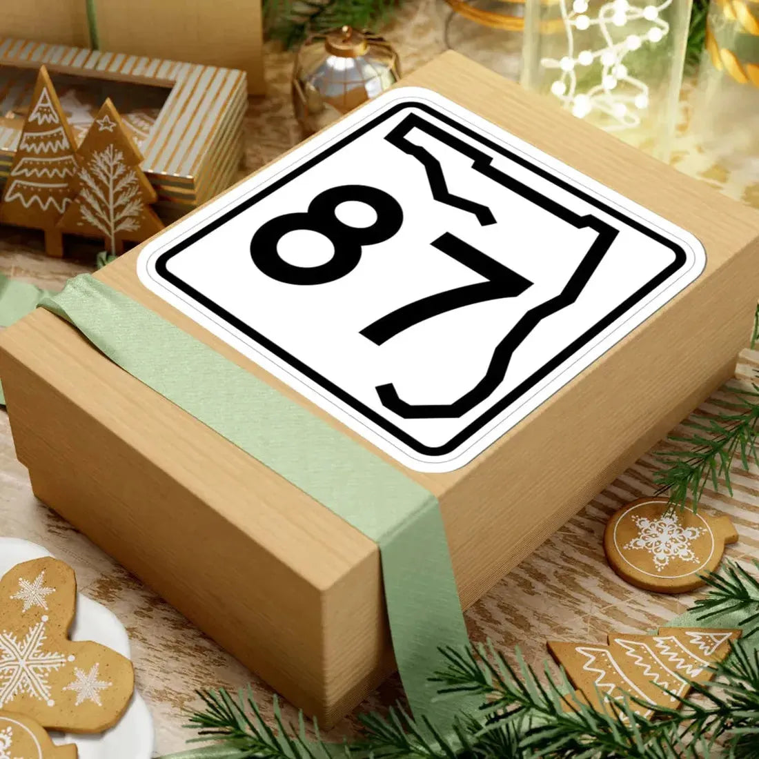 Florida 87 (Florida) (Road Sign) STICKER Vinyl Kiss-Cut Decal - The Sticker Space