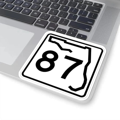 Florida 87 (Florida) (Road Sign) STICKER Vinyl Kiss-Cut Decal - The Sticker Space