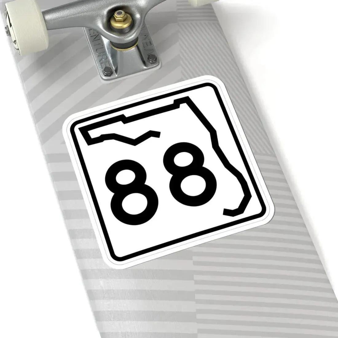 Florida 88 (Florida) (Road Sign) STICKER Vinyl Kiss-Cut Decal - The Sticker Space
