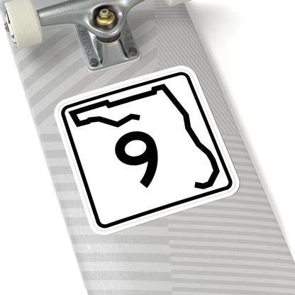 Florida 9 (Florida) (Road Sign) STICKER Vinyl Kiss-Cut Decal - The Sticker Space