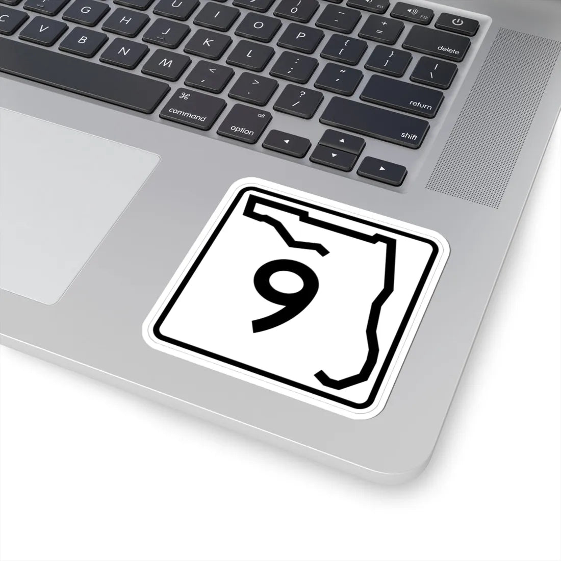 Florida 9 (Florida) (Road Sign) STICKER Vinyl Kiss-Cut Decal - The Sticker Space