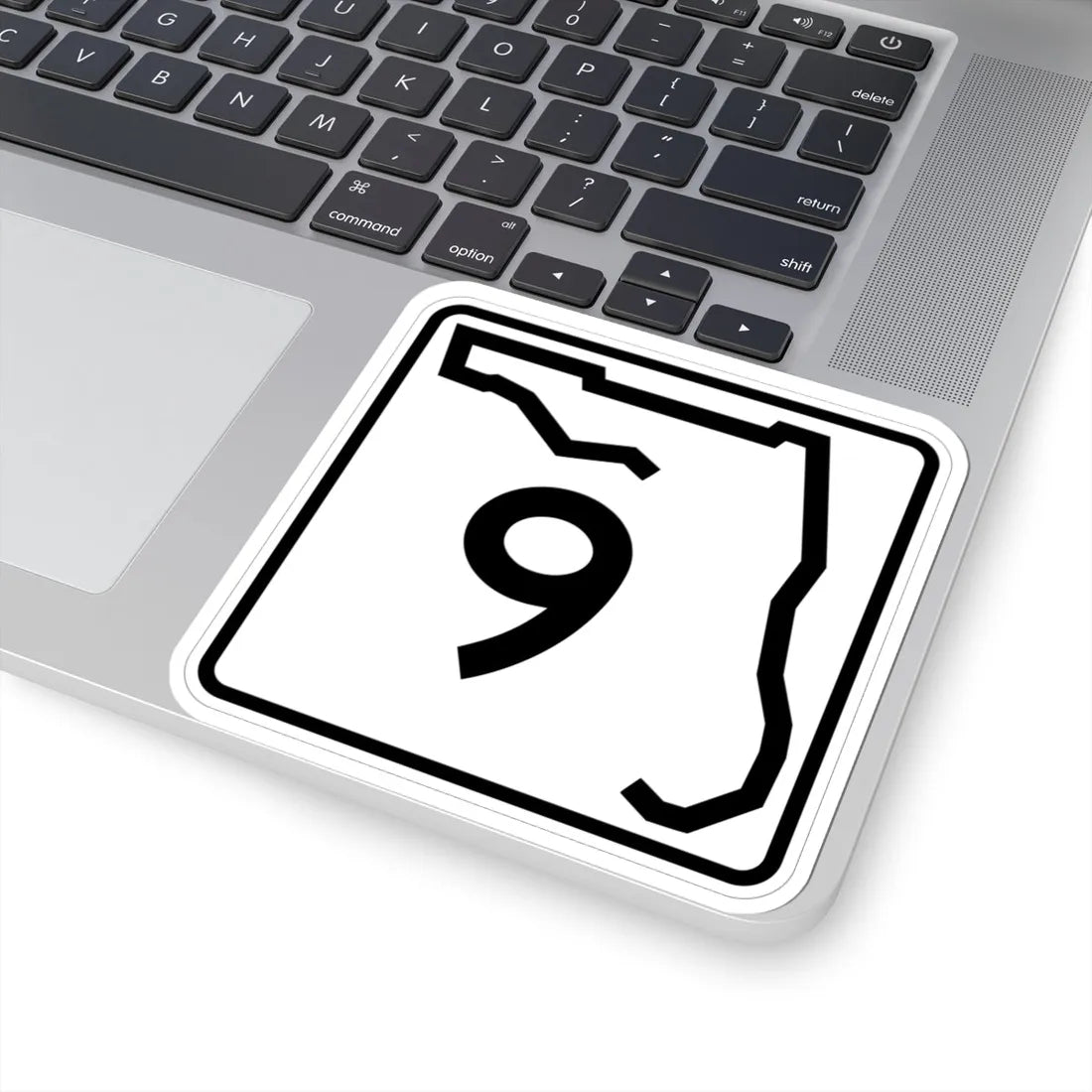 Florida 9 (Florida) (Road Sign) STICKER Vinyl Kiss-Cut Decal - The Sticker Space