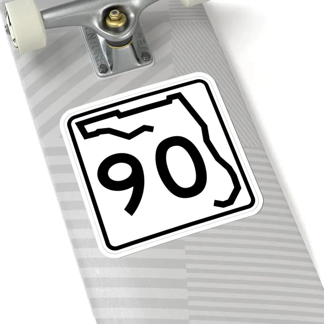Florida 90 (Florida) (Road Sign) STICKER Vinyl Kiss-Cut Decal - The Sticker Space
