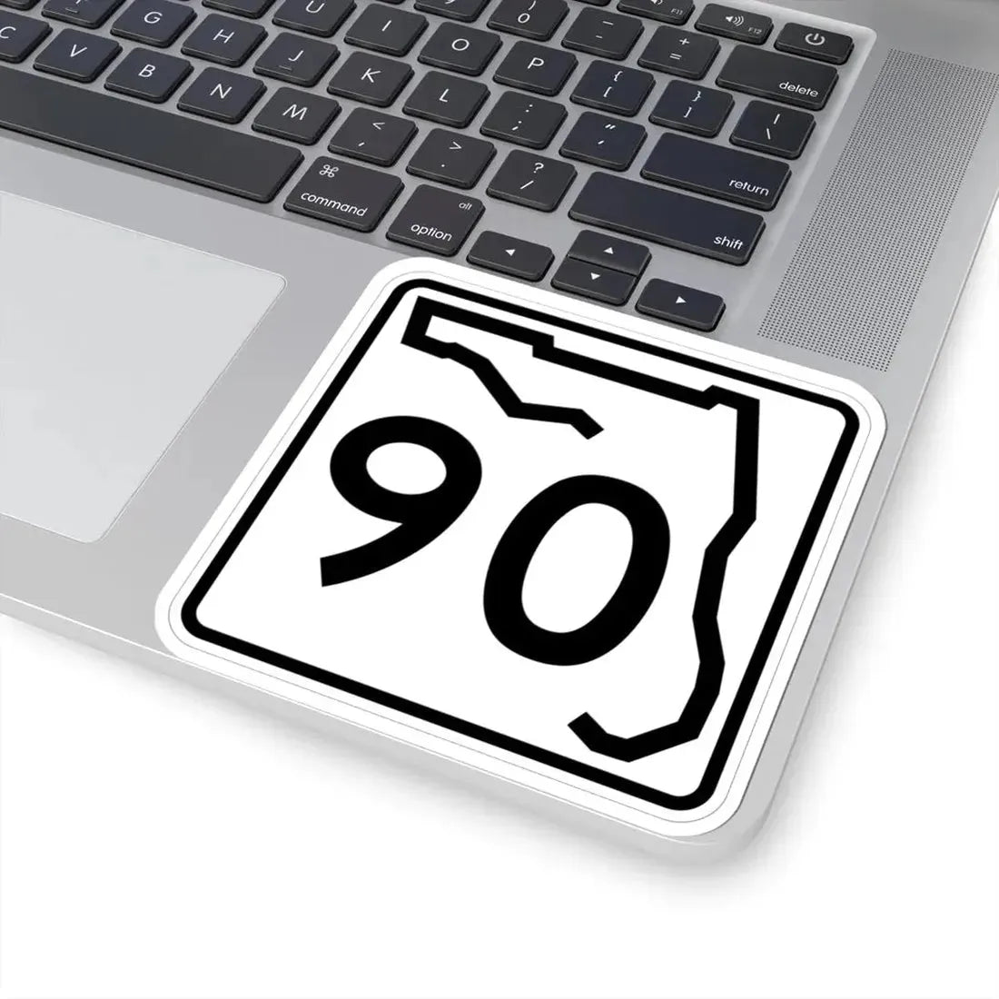 Florida 90 (Florida) (Road Sign) STICKER Vinyl Kiss-Cut Decal - The Sticker Space