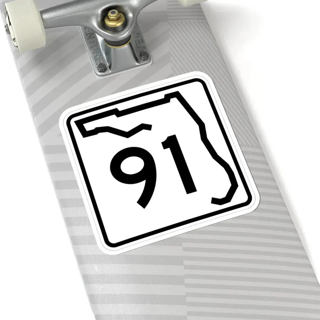 Florida 91 (Florida) (Road Sign) STICKER Vinyl Kiss-Cut Decal - The Sticker Space