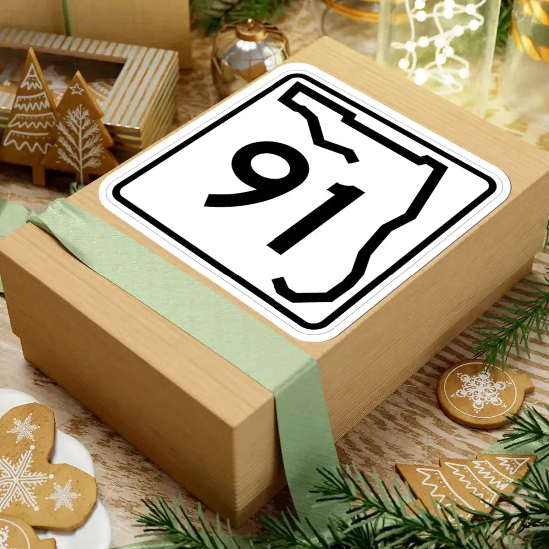 Florida 91 (Florida) (Road Sign) STICKER Vinyl Kiss-Cut Decal - The Sticker Space